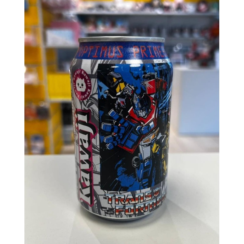 Transformers Optimus Prime Soda - Strawberry Flavored Carbonated Drink (Japan) 330ML