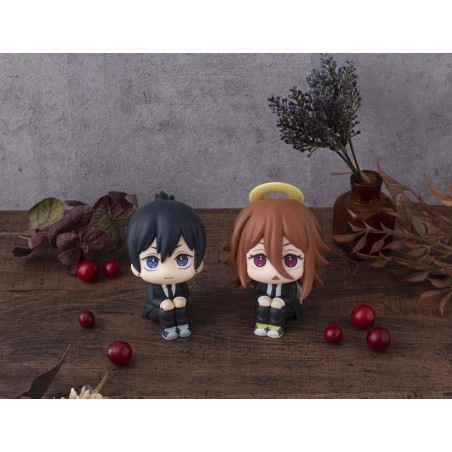 CHAINSAW MAN - Aki Hayakawa Smile Ver. & Angel Devil Set (with gift) Look Up Megahouse PVC Figure 11 cm