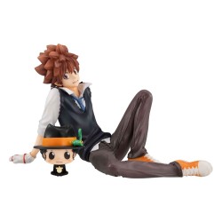 KATEKYO HITMAN REBORN! - Tsuna & Reborn Palm Size G.E.M. Series Megahouse PVC Figure 9 cm