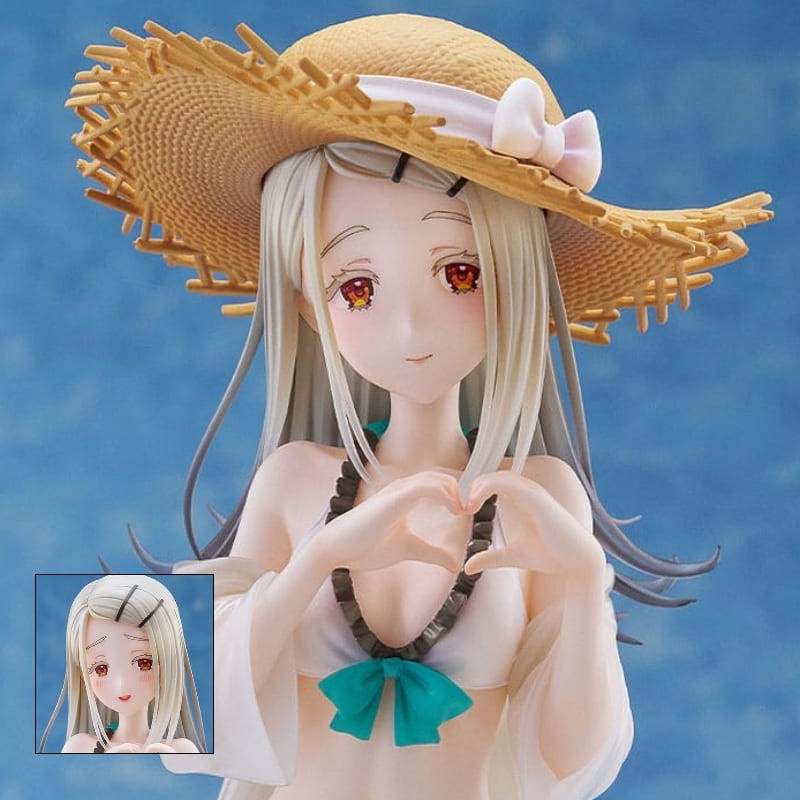 THE IDOLMASTER GAKUEN - Hiro Shinosawa Swimsuit Ver. 1/7 Wave PVC Figure 24 cm