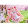 HATSUNE MIKU - Sakura Miku Japanese Cafe Ver. Newley Written Reissue Taito PVC Figure 18 cm
