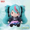 CHARACTER VOCAL SERIES 01 - Hatsune Miku Punk! Fuwa Petit Plush M Sega PVC Figure 22 cm