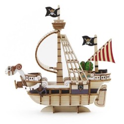 ONE PIECE - DIY Puzzle 3d in legno Boat Wa-Gu-Mi Going Merry