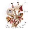 ONE PIECE - DIY Puzzle 3d in legno Boat Wa-Gu-Mi Thousand Sunny