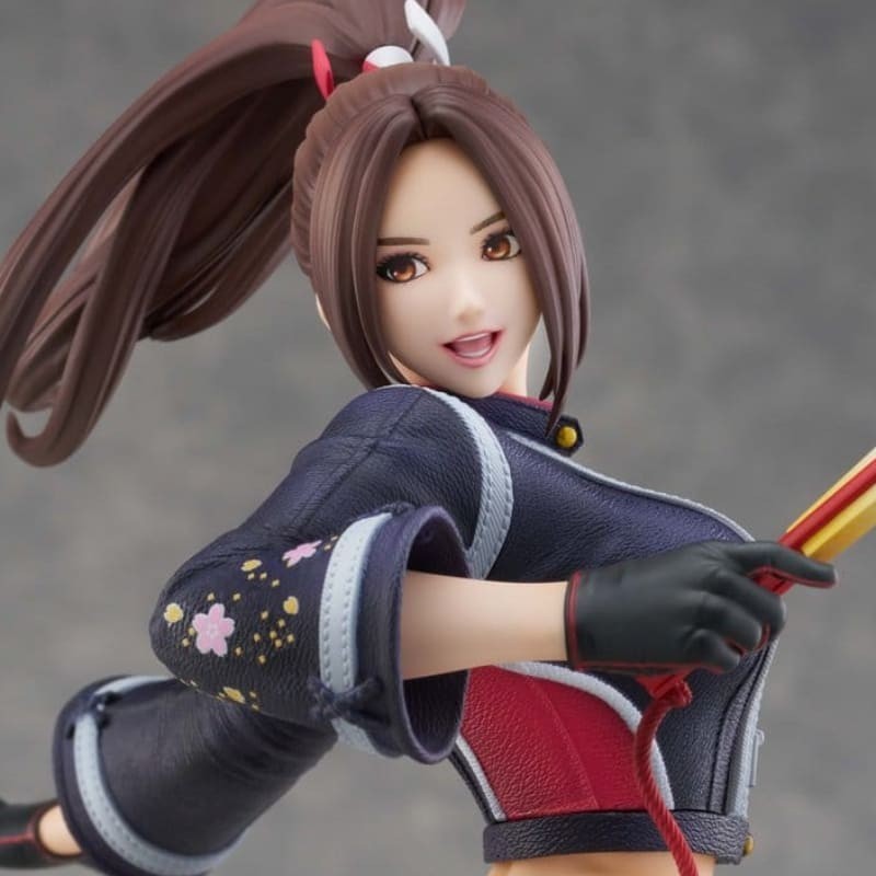 FATAL FURY: CITY OF THE WOLVES - Mai Shiranui 1/7 Golden Head PVC Figure 25 cm