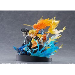 DEMON SLAYER - Zenitsu Agatsuma & Kaigaku Aniplex PVC Figure 15 cm
