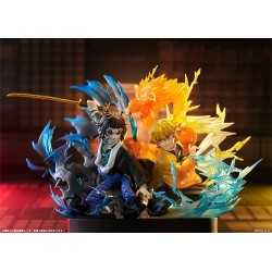 DEMON SLAYER - Zenitsu Agatsuma & Kaigaku Aniplex PVC Figure 15 cm