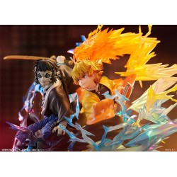 DEMON SLAYER - Zenitsu Agatsuma & Kaigaku Aniplex PVC Figure 15 cm