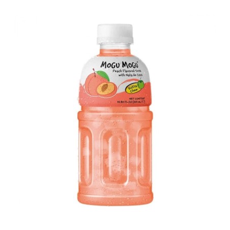 Mogu Mogu Peach 320 ml - bevanda al gusto di pesca con nata de coco